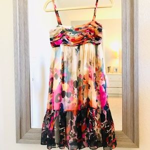 Nine West Watercolor Adjustable Dress